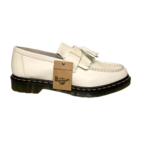 Dr. Martens Other - NEW Dr Martens Adrian YS White Leather Kiltie Loafer